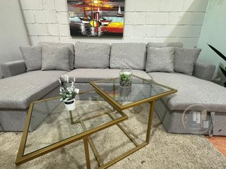 SOFA CAMA DOBLE CHAISE LONGUE Y ARCON