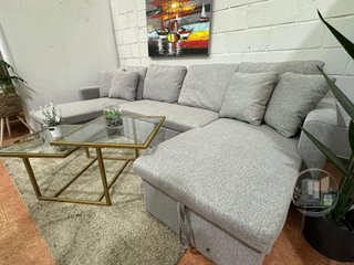 SOFA CAMA DOBLE CHAISE LONGUE Y ARCON