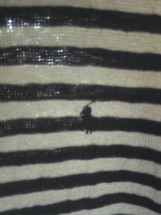 Polo Ralph Lauren Rayas Beige/Negro Talla M