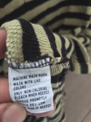 Polo Ralph Lauren Rayas Beige/Negro Talla M