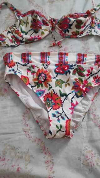 Bikini Dolores Cortés Estampado Forrado