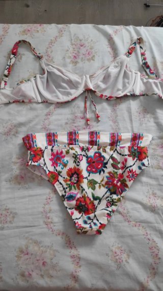 Bikini Dolores Cortés Estampado Forrado