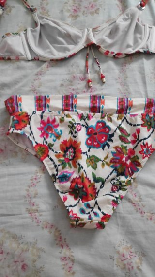 Bikini Dolores Cortés Estampado Forrado