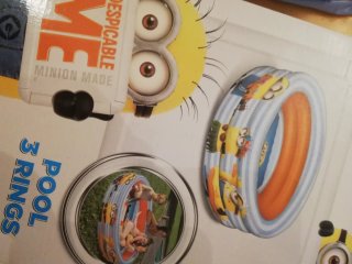 Piscina Hinchable Minions 3 Anillos