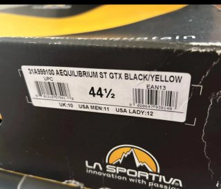 Botas La Sportiva Negras y Amarillas