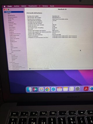 MacBook Air 13 2017 Argento