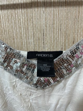 Blusa tirantes con lentejuelas