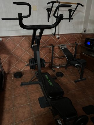 Lote completo equipo musculación