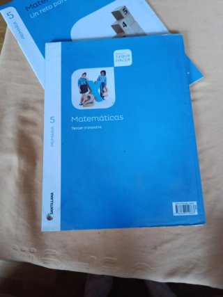 Matemáticas 5⁰ Primaria.  3 volúmenes.