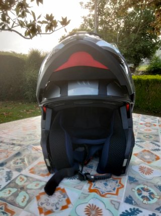 Casco Modular MT Helmets Gris y Blanco