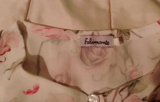 Blusa Fabimante flores rosas