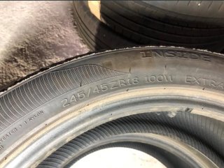 2 neumaticos himmer 245/45 zr18