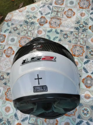 Casco Integral LS2 FF320 Negro y Blanco