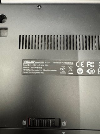 ASUS BU201 Portátil Negro