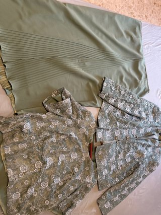 Vestido de fiesta mujer verde
