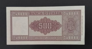 Ornata di spighe 500 Lire  1961 Carli/Ripa SPL++
