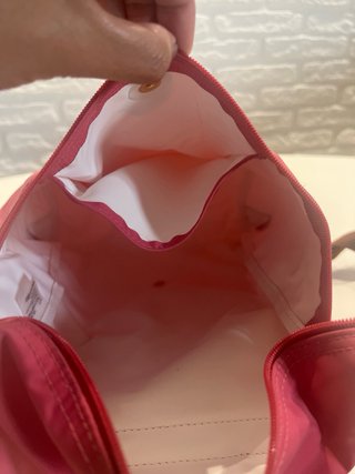 Mochila Longchamp Paris Le Pliage Rosa - Plegable