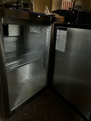 Nevera pequeña FOSTER . Acero inox