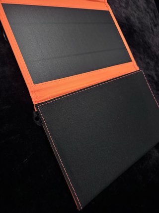 Painel Solar Portátil Laranja