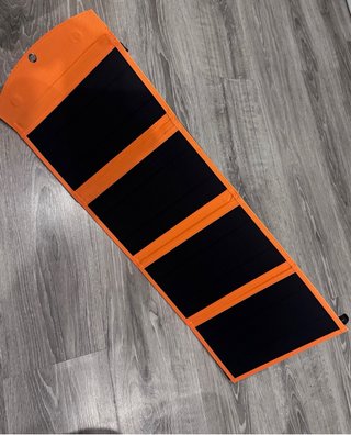 Painel Solar Portátil Laranja