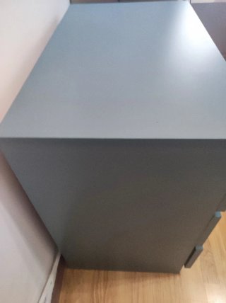 Cómoda de 3 cajones azul grisáceo