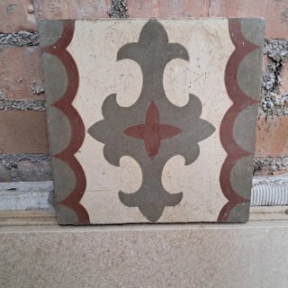 Baldosa hidráulica suelo decorada