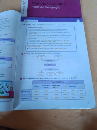 Ciencias sociales, 5 Primaria