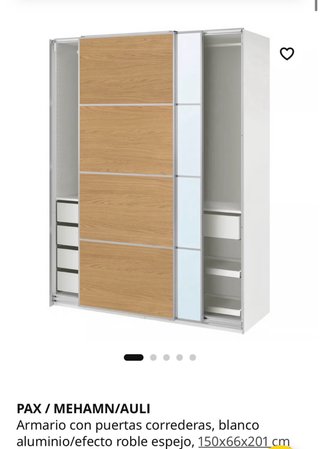 Armario PAX/MEHAMN/AULI puertas correderas