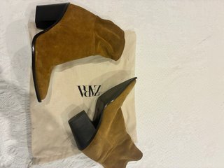 Botines Zara Serraje Marrones