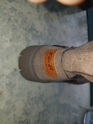Botas ante marrón talla 40 planas