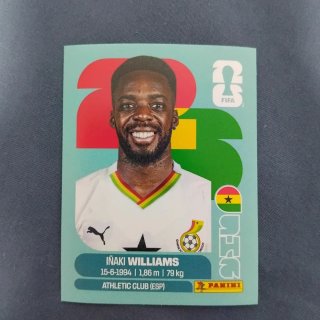 Cromo Iñaki Williams world cup 2026