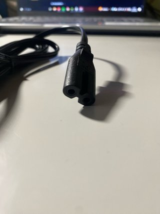 Cable de alimentación negro