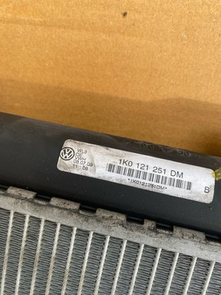 Radiador Golf 6 motor 2.0