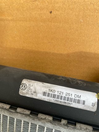 Radiador Golf 6 motor 2.0