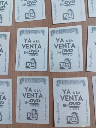 Lote cromos Peter Pan Risi