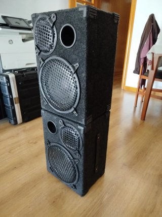 Altavoces 8 Negro/Gris