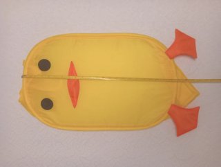 Cesto para juguetes pollito sin usar