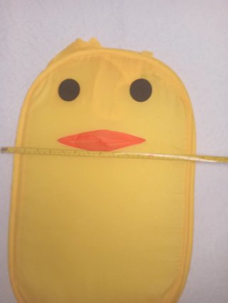 Cesto para juguetes pollito sin usar