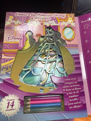 Conoce a las princesas Disney y dibújalas