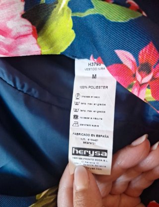 Vestido Herysa largo floral Talla M