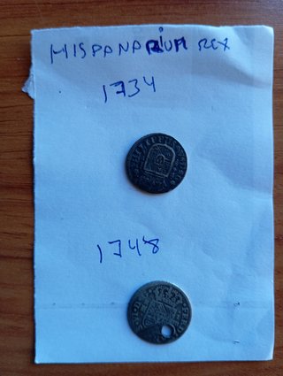 2 Reales Felipe V 1734 y 1748