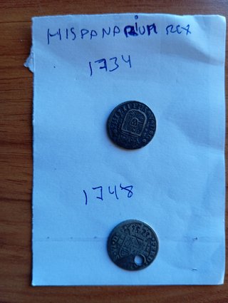 2 Reales Felipe V 1734 y 1748