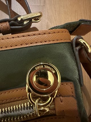 Bolso Michael Kors Verde y Marrón