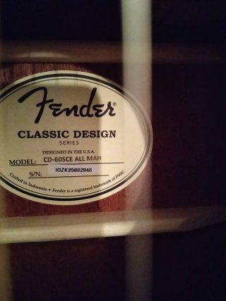 Guitarra Electroacústica Fender