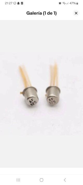 5 Transistores AF125