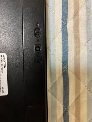 Teclado Negro Compacto inalámbrico