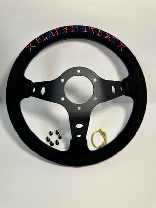 Volante Vertex Desplazado Alcantara