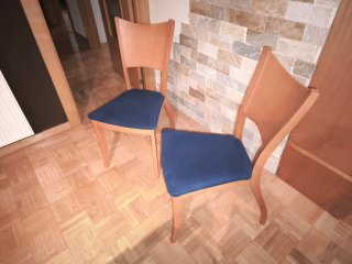 2 Sillas Comedor Madera cerezo