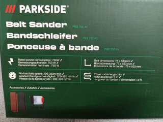 Lijadora de banda Parkside