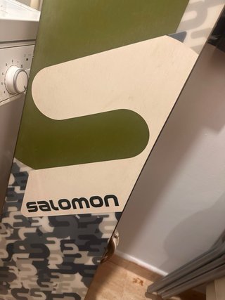 Tavola da snowboard Salomon con attacchi e scarponi